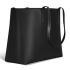 Champs - Onyx Sac Ouvert en Cuir - Noir-Ouverture supérieure avec fermeture magnétique