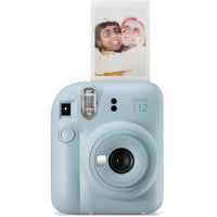 FujiFilm Instax Mini 12 Instant Camera - Pastel Blue-Bubbly "inflatable" design