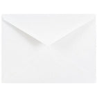 JAM Paper A2 Invitation Envelopes, 4.38 x 5.75, White with V-Flap, 250 Pack (4023206g)-White