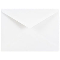 JAM Paper A2 Invitation Envelopes, 4.38 x 5.75, White with V-Flap, 250 Pack (4023206g)-White