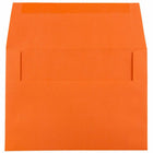 JAM Paper A6 Coloured Invitation Envelopes - 4.75 x 6.5 - Orange Recycled - 50 Pack-Colour: Orange