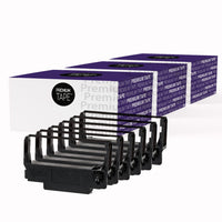 Premium Tape Epson ERC-38/30/34 Alternative Ribbon - Black  - 3 Packs of 6-Compatible