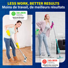 Bell+Howell Scrubtastic Pro Electric Spin Scrubber Multipurpose Rechargeable Shower Scrubber with 3 Rotating Brush Heads-7