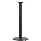 Flash Furniture – Base de table de restaurant ronde en fonte, 18 po, colonne à hauteur de bar de 3 po de diamètre, noir-Base de table de restaurant