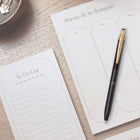 Zebra Sarasa Grand  Retractable Gel Ink Pens with 2 Reffils - 0.5 mm Tip - Sepia Black Barrel - Black Ink-2 JF refills included 