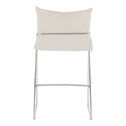 Zuo Pola Counter Stool - White-3 year limited warranty