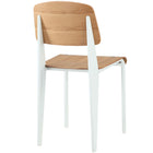 Modway Cabin Dining Side Chair - Natural/White-5