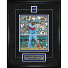 Vladimir Guerrero Jr. with Pin and Plate Toronto Blue Jays Stance - Framed Print - 16" x 20"-Premium 8x10 framed