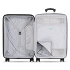 Travelpro Odyssey 24" Medium Check-In Hardside Luggage - Spinner - Pale Green-Zippered divider panel and built-in accessory pocket keep contents neatly organized and secure