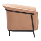 Zuo Burry Accent Chair - Tan-3 year limited warranty