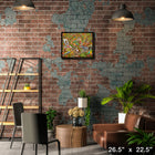 Animal Atrium by Michael Fishel - Framed Canvas - 26" x 22"-Museum-quality reproduction with vibrant colors
