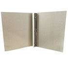 JAM Paper Italian Leather 3 Ring Binder, 3/4", White (369231776)-Quantity: Sold individually