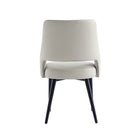 Manhattan Comfort Tremont 21.7" Modern Leatherette Upholstered Dining Chair - Stone-Minimal Assembly Required. Hardware Included