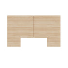 Nexera James Headboard - Queen Size - Natural Blonde Oak-Modern Aesthetic: Elevate your bedroom decor with a modern headboard featuring clean lines and a minimalist design
