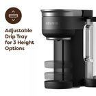Keurig - Cafetière une tasse à la fois K-Crema - Noir-Quatre Formats De Tasse – 177, 237, 296 et 355 ml (6, 8, 10 et 12 oz)