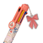 Pep Rally - Stylo de couleur 8-en-1 Bonjour Bestie - 0.7mm - Encre assortie - boucles-Pointe de 0,7 mm pour une écriture lisse