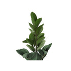 Monarch Specialties - Plante Artificielle - 20 po H - Zz - Mis En Pot - Touche Réelle - Feuilles Vertes - Pot De Ciment Gris-6