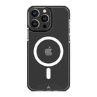 AXS PROShield Drop-tested MagSafe Compatible Clear Case for for Apple iPhone 13 Pro - Black-Anti-UV material offers a crystal clear design