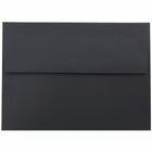 JAM Paper - Enveloppes d'invitation A6 doublées d'aluminium - 4,75 x 6,5 - lin noir avec feuille d'or - Paquet de 25-Parfait pour le courrier personnel, les envois professionnels, les cartes de voeux, les annonces et bien plus encore !