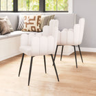 Zuo Noosa Dining Chair - Ivory - Set of 2-Chair Weight Capacity: Supports up to 330 lb