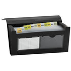 Winnable - Classeur expansible en poly pour chèques - 13 pochettes - noir-Insertions A à Z, mensuelles et personnalisables incluses