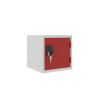Ceha Canada OKK 12" Cube Locker - Red Door-DURABLE POWDER-COATED FINISH: Scratch-resistant and built to last