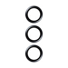 PanzerGlass Camera Lens Protector Hoops for Samsung Galaxy S24 Plus - Black-Applicator to ensure easy installation; silicon adhesive around Hoops