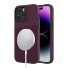 AXS PROTech Plus MagSafe Compatible Sleek Dual-layered Anti-Shock Case for Apple iPhone 15 Pro Max - Sangria-Drop resistant up to 10 feet