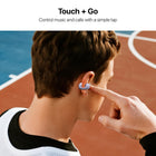 MyBat Open Ear Bluetooth Earbuds - Purple-IPX5 Waterproof - Built to withstand sweat, rain, and active use