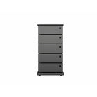 Simply Storage Unit 14.96"W x 10.43"D x 28.35"H - Black-Solid steel construction with scratch-resistant finish