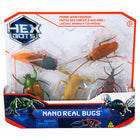 Hex Bots Real Bugs 5-Piece Set-HEX BOTS NANO BUGS: Watch as these autonomous fake insect crawling toys use vibration technology to explore every nook and cranny. Featuring a Cicada, Cockroach, Japanese Beetle, Water Scorpion and an Assassin Bug!