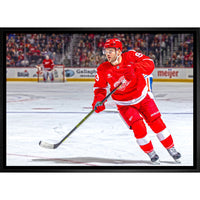 Alex Debrincat Detroit Red Wings - Framed Canvas - 31" x 22"-Premium canvas print with gallery-wrapped edges