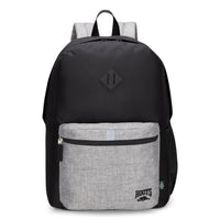Roots Backpack with 15.6" Laptop Compartment - 34 L - Black/Grey-Sustainable & Durable: Made from recycled polyester for a sustainable and long-lasting design.