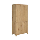 Manhattan Comfort Sheridan 31.49" Mid-Century Modern Bookcase Cabinet - Nature-Home Assembly Required. All Hardware Included