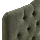 Modway Annabel Premium Linen Blend Twin Headboard - Sage-7
