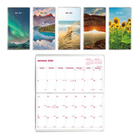 Brownline 2026 2-Year Monthly Pocket Planner - 6-1/2" x 3-1/2" - Assorted Designs - English-24-Month: January 2026 to December 2027