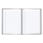 Blueline - A9 Hard Cover Glue Bound Notebooks - 9-1/4" x 7-1/4" - Assorted Colours - 4 Pack-Maximize 192 white ruled, micro-perforated pages with margin, printed using vegetable oil-based ink on acid-free paper to prevent fading over time