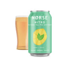 Norse Nitro Cold Brew Tea - Green Tea with Lemon - 355 mL - 12 Pack-This cold brew is shelf-stable, so refrigeration is not required, but best served cold