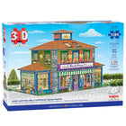 Eurographics 3D Building Puzzle Book Shop Puzzle - 1389 Pieces-Recycled board
