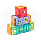 Polydron KinderMag Starter Set - Translucent - 48 Pieces-Stick together with a simple snap! The magnetic pieces can be stuck together with a simple snap to construct and create a variety of 2D patterns and 3D models.