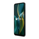 Motorola Moto G 2025 - 128 GB - Forest Grey - Bell and Virgin Plus-Stylish yet durable design. Enjoy the premium look and feel of vegan leather in a water-repellent design with Corning Gorilla Glass 3
