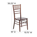 Flash Furniture - Chaise Chiavari série Hercule en bois, fruitier (XSFRUIT)-Durabilité assurée avec vis à chapeau à tête creux et écrou en acier