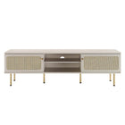Modway Cambria 70" TV Stand - White-Cable Management Holes