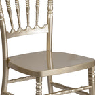 Flash Furniture HERCULES Series Gold Resin Stacking Napoleon Chair-Lightweight Design