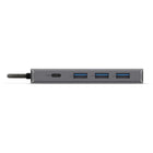 BlueDiamond Slim 4 in 1 USB-C Hub - 100 W PD-USB-C Connector: This 15-cm-long USB-C cable connects your devices and delivers fast data transmission and power through a single port