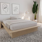 Nexera Malibu Bed Frame - Queen Size - Natural Blonde Oak-8