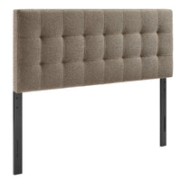 Modway Lily Upholstered Queen Size Headboard - Taupe-Chenille Fabric Upholstery