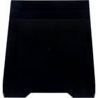JAM Paper Stackable Paper Organizer Tray - Black-Letter Size Tray: 9.75 Inches Wide x 12.5 Inches Long x 2 Inches Tall
