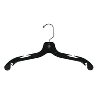 Eddie's Hang-Up Display Ltd. Heavyweight Top Hanger - 17" - Black - 100 Pack-17" Top Hanger