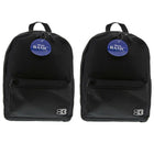 BAZIC Products Basic 16" Backpack - Black - 2 Pack-One large main compartment and small front compartment with zipper closure